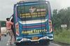 Udupi: Private bus booked after students seen hanging from footboard